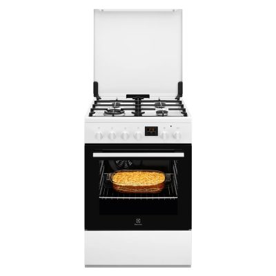 LKK664222W Electrolux Gaasipliit el ahjuga