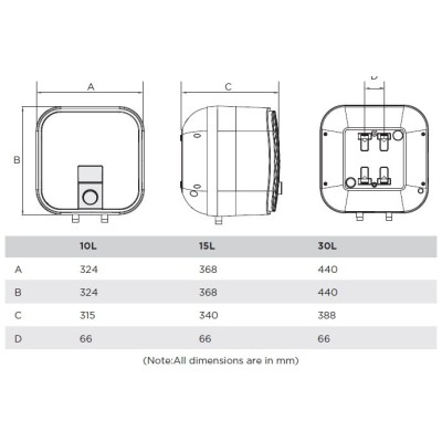 10л Бойлер Midea Salute Xpress 10l D10-20VI-U