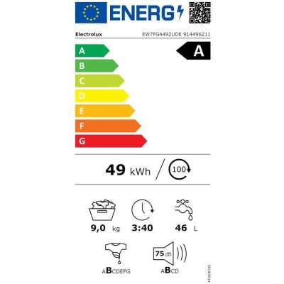 EW7FG4492UDE eestlaetav pesumasin Electrolux
