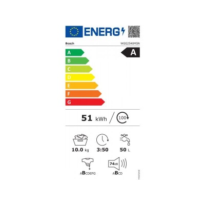 WGG2540LSN стиральная машина с боковой загрузкой Bosch