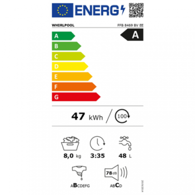 FFB 8469 BV EE eestlaetav pesumasin Whirlpool