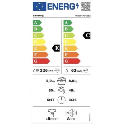 WD80TA046BE/LE стиральная-сушильная машина Samsung