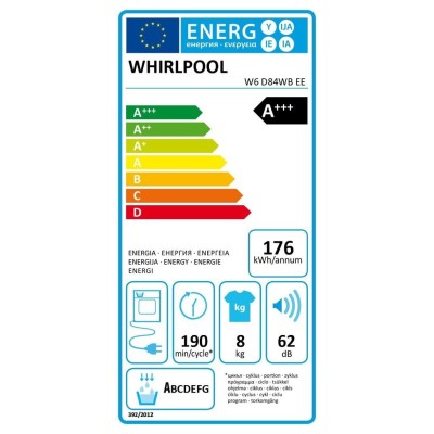 W6 D84WB EE сушильная машина Whirlpool