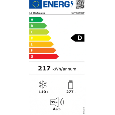 Külmkapp LG GBV3200DEP