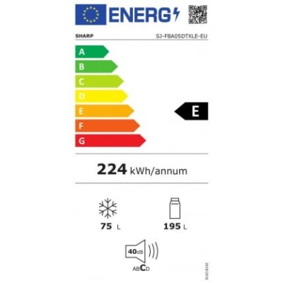Külmkapp Sharp SJ-FBA05DTXLE-EU