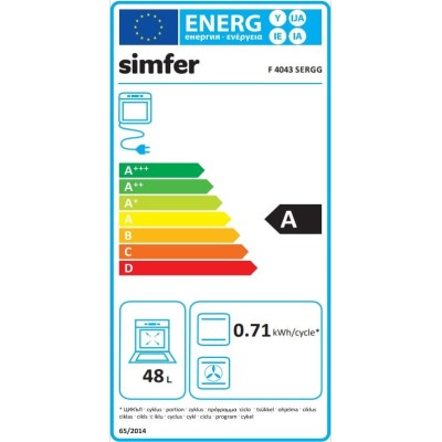 Elektripliit Simfer F4043SERGG